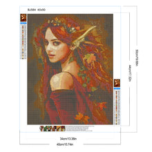 Load image into Gallery viewer, Diamond Painting - Full Round - Elf girl (40*50CM)