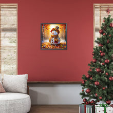 Load image into Gallery viewer, Diamond Painting - Full Round - Maple leaf snowman (30*30CM)