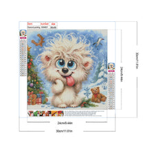 Load image into Gallery viewer, Diamond Painting - Full Round - Christmas funny bear (30*30CM)