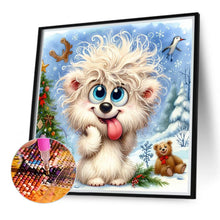 Load image into Gallery viewer, Diamond Painting - Full Round - Christmas funny bear (30*30CM)