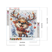 Load image into Gallery viewer, Diamond Painting - Full Round - Christmas funny deer (30*30CM)
