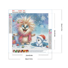 Load image into Gallery viewer, Diamond Painting - Full Round - Christmas funny bear (30*30CM)