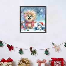 Load image into Gallery viewer, Diamond Painting - Full Round - Christmas funny bear (30*30CM)