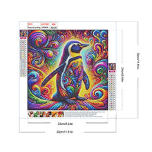 Load image into Gallery viewer, Diamond Painting - Full Round - Colorful penguins (30*30CM)