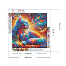 Load image into Gallery viewer, Diamond Painting - Full Round - Colorful cats (30*30CM)