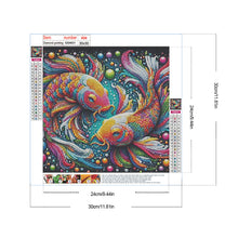 Load image into Gallery viewer, Diamond Painting - Full Round - Colorful Pisces (30*30CM)