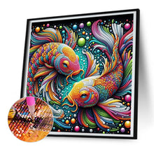 Load image into Gallery viewer, Diamond Painting - Full Round - Colorful Pisces (30*30CM)
