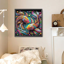 Load image into Gallery viewer, Diamond Painting - Full Round - Colorful Pisces (30*30CM)