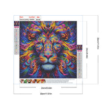 Load image into Gallery viewer, Diamond Painting - Full Round - Colorful lions (30*30CM)