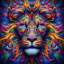 Load image into Gallery viewer, Diamond Painting - Full Round - Colorful lions (30*30CM)