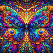 Load image into Gallery viewer, Diamond Painting - Full Round - Colorful butterflies (30*30CM)