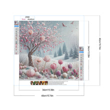 Load image into Gallery viewer, Diamond Painting - Full Round - Plum blossoms and tulips (40*40CM)
