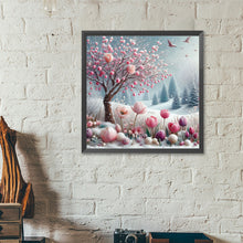 Load image into Gallery viewer, Diamond Painting - Full Round - Plum blossoms and tulips (40*40CM)