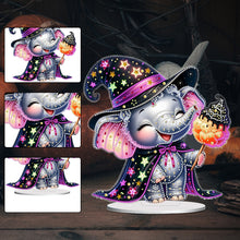 Load image into Gallery viewer, Halloween Elephant Table Top Diamond Painting Ornament Kits Bedroom Table Decor