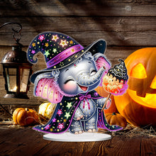 Load image into Gallery viewer, Halloween Elephant Table Top Diamond Painting Ornament Kits Bedroom Table Decor