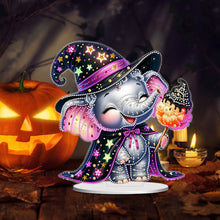 Load image into Gallery viewer, Halloween Elephant Table Top Diamond Painting Ornament Kits Bedroom Table Decor