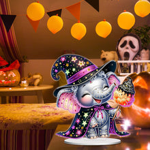 Load image into Gallery viewer, Halloween Elephant Table Top Diamond Painting Ornament Kits Bedroom Table Decor