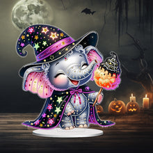 Load image into Gallery viewer, Halloween Elephant Table Top Diamond Painting Ornament Kits Bedroom Table Decor