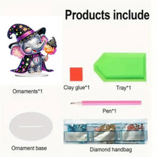 Load image into Gallery viewer, Halloween Elephant Table Top Diamond Painting Ornament Kits Bedroom Table Decor