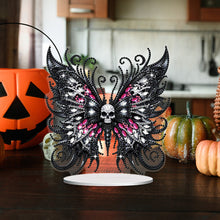 Load image into Gallery viewer, Skull Butterfly Desktop Diamond Art Kits Diamond Painting Desktop Ornaments Kit