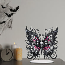 Load image into Gallery viewer, Skull Butterfly Desktop Diamond Art Kits Diamond Painting Desktop Ornaments Kit