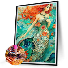 Load image into Gallery viewer, AB Diamond Painting - Full Round - Mermaid girl in the water (40*55CM)