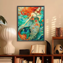 Load image into Gallery viewer, AB Diamond Painting - Full Round - Mermaid girl in the water (40*55CM)