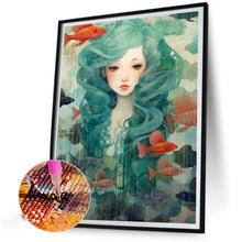 Load image into Gallery viewer, AB Diamond Painting - Full Round - Girl in the water (40*55CM)
