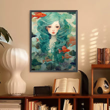 Load image into Gallery viewer, AB Diamond Painting - Full Round - Girl in the water (40*55CM)