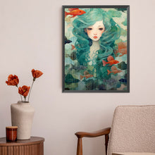 Load image into Gallery viewer, AB Diamond Painting - Full Round - Girl in the water (40*55CM)