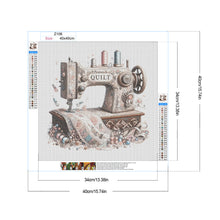 Load image into Gallery viewer, Diamond Painting - Full Round - Sewing machine (40*40CM)