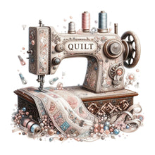 Load image into Gallery viewer, Diamond Painting - Full Round - Sewing machine (40*40CM)