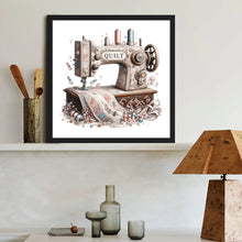 Load image into Gallery viewer, Diamond Painting - Full Round - Sewing machine (40*40CM)