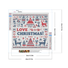 Load image into Gallery viewer, Diamond Painting - Full Round - Love Christmas (40*40CM)
