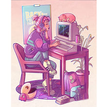 Load image into Gallery viewer, Diamond Painting - Full Round - Comic girl (40*50CM)