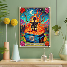 Load image into Gallery viewer, Diamond Painting - Full Round - Halloween skull tarot card (40*50CM)