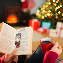 Load image into Gallery viewer, 3Pcs Special Shape Christmas Santa Claus Diamond Painting Bookmark for Bookworms
