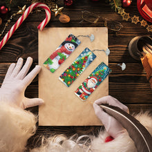 Load image into Gallery viewer, 3Pcs Special Shape Christmas Diamond Painting Bookmark for Book Lovers