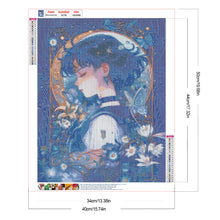 Load image into Gallery viewer, Diamond Painting - Full Round - Beautiful girl (40*50CM)