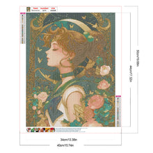 Load image into Gallery viewer, Diamond Painting - Full Round - Beautiful girl (40*50CM)