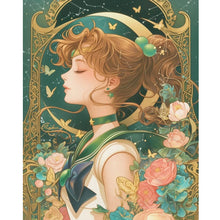 Load image into Gallery viewer, Diamond Painting - Full Round - Beautiful girl (40*50CM)