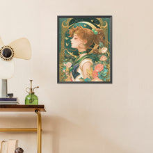 Load image into Gallery viewer, Diamond Painting - Full Round - Beautiful girl (40*50CM)