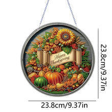 Load image into Gallery viewer, Acrylic Thanksgiving Diamond Painting Hanging Pendant for Garden Window Decor