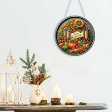 Load image into Gallery viewer, Acrylic Thanksgiving Diamond Painting Hanging Pendant for Garden Window Decor