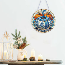 Load image into Gallery viewer, Acrylic Thanksgiving Diamond Painting Hanging Pendant for Garden Window Decor