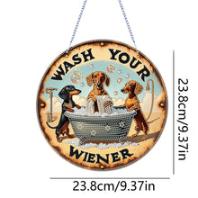 Load image into Gallery viewer, Acrylic Thanksgiving Diamond Painting Hanging Pendant for Garden Window Decor