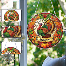 Load image into Gallery viewer, Acrylic Thanksgiving Diamond Painting Hanging Pendant for Garden Window Decor