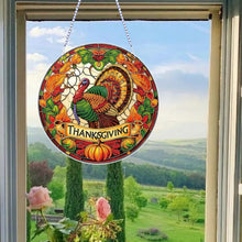 Load image into Gallery viewer, Acrylic Thanksgiving Diamond Painting Hanging Pendant for Garden Window Decor