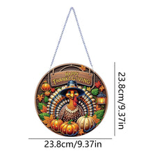 Load image into Gallery viewer, Acrylic Thanksgiving Diamond Painting Hanging Pendant for Garden Window Decor