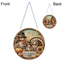 Load image into Gallery viewer, Acrylic Thanksgiving Diamond Painting Hanging Pendant for Garden Window Decor